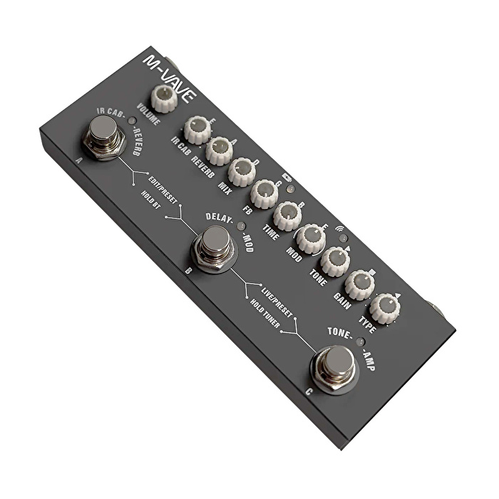 M-Vave Cube Baby Elektro Gitar Efekt Prosesörü